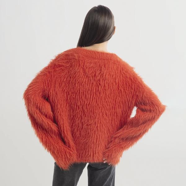 FUZZY EYELASH SWEATER