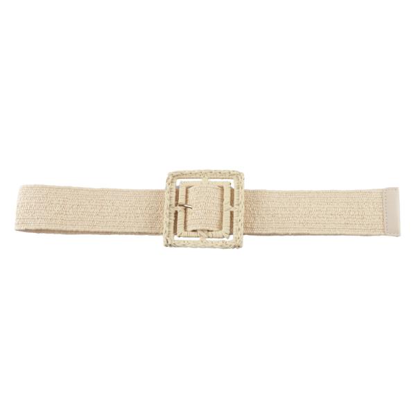 RATTAN BUCKLE ELASTIC BELT