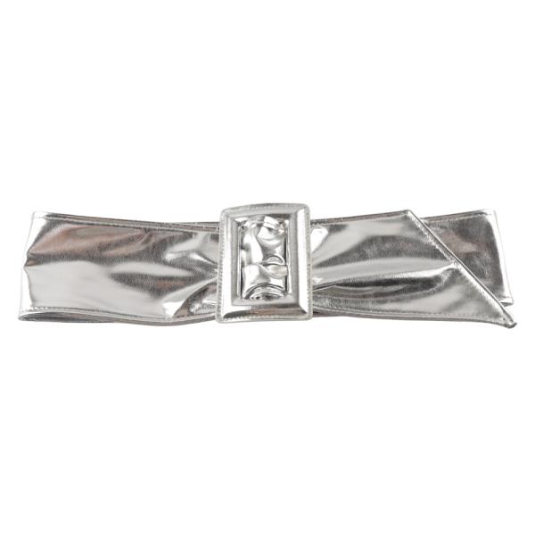 METALLIC RECTANGLE BUCKLE BELT