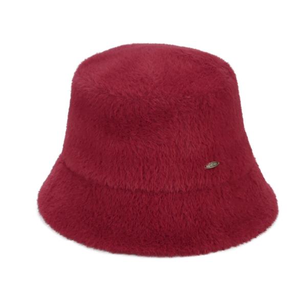 CC SHORT HAIR FAUX FUR BUCKET HAT