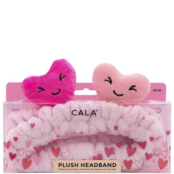 CALA PLUSH HEADBAND PINK HEART