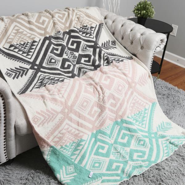 TRIBAL REVERSIBLE THROW BLANKET