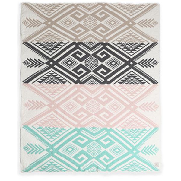 TRIBAL REVERSIBLE THROW BLANKET