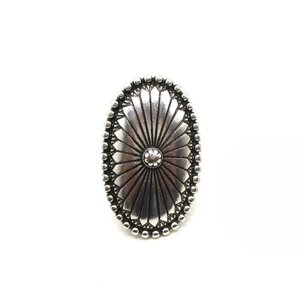 WESTERN OVAL WIDE RING