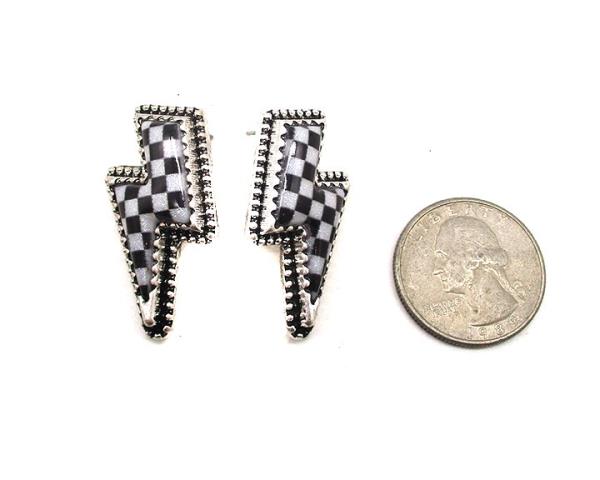 WESTERN STYLE LIGHTNING EARRING