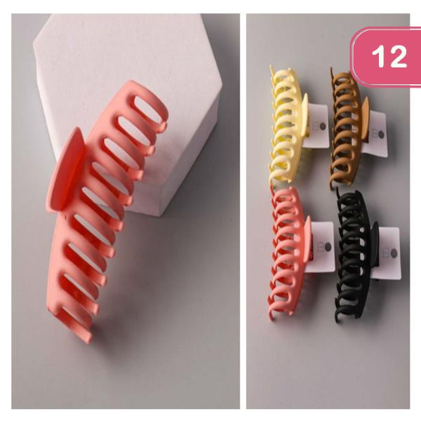 ROUND COMB CLAW CLIP (12 UNITS)