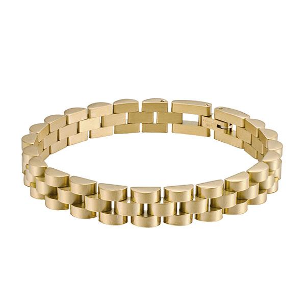 GOLD PLATED STAINLESS STEEL BRACELET