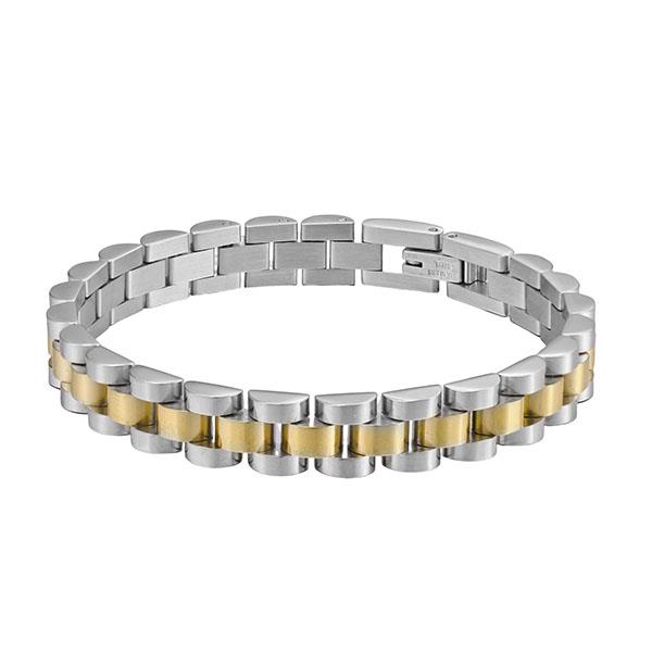 GOLD PLATED STAINLESS STEEL BRACELET