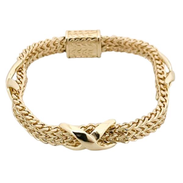 GOLD PLATED MAGNET LOCK BRACELET BRACELET