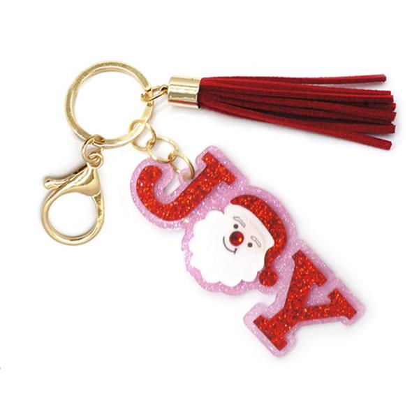 JOY SANTA TASSEL KEY CHAIN