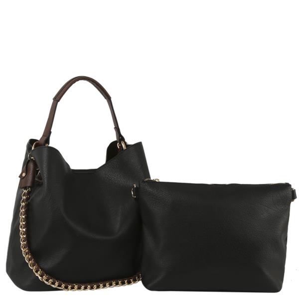 2IN1 SMOOTH HOBO W CROSSBODY SET