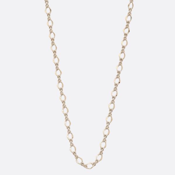 SODAJO CIRCLE LINK GOLD DIPPED NECKLACE