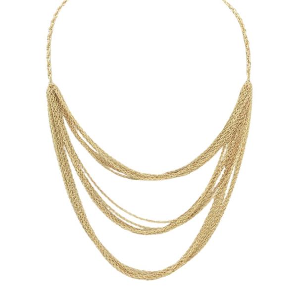 MULTI METAL CHAIN NECKLACE