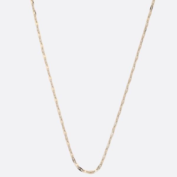 18K GOLD DIPPED METAL CHAIN NECKLACE