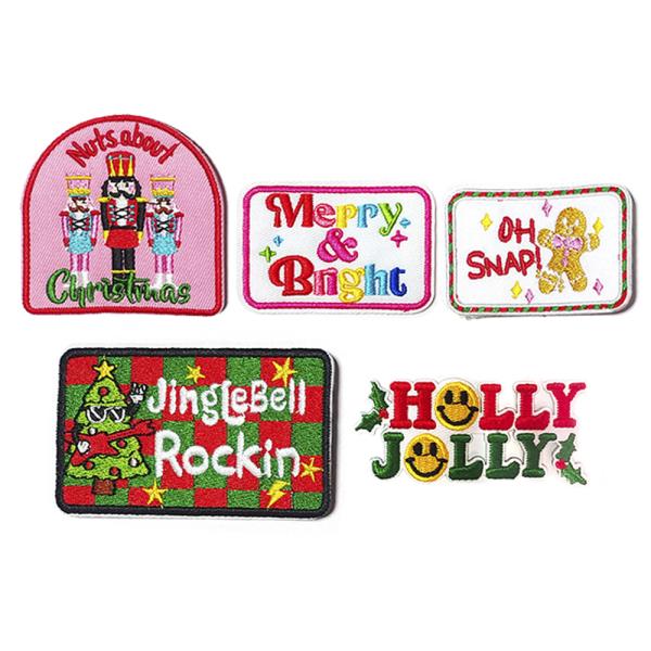 CHRISTMAS ASSORTED PATCHES