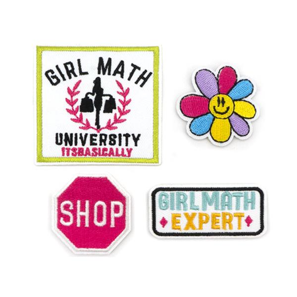 GIRL MATH ASST PATCHES