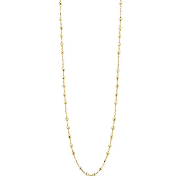 BRASS METAL CHAIN SHORT NECKLACE