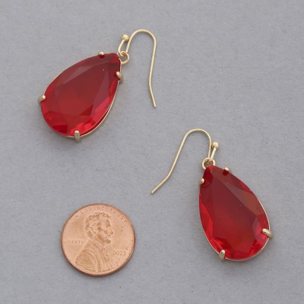 TEARDROP DANGLE EARRING