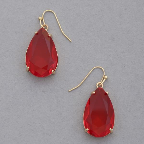 TEARDROP DANGLE EARRING