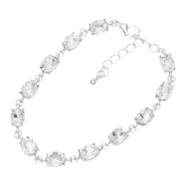 OVAL RHINESTONE BRACELET