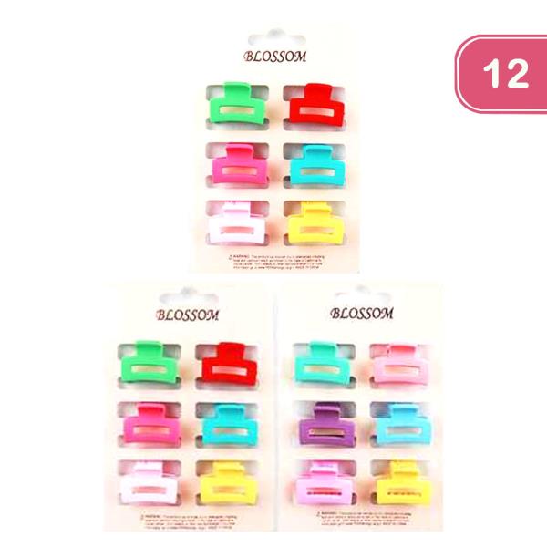 MINI HAIR CLAW CLIP (12 UNITS)