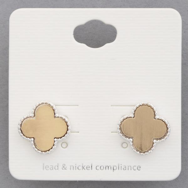 CLOVER STUD EARRING