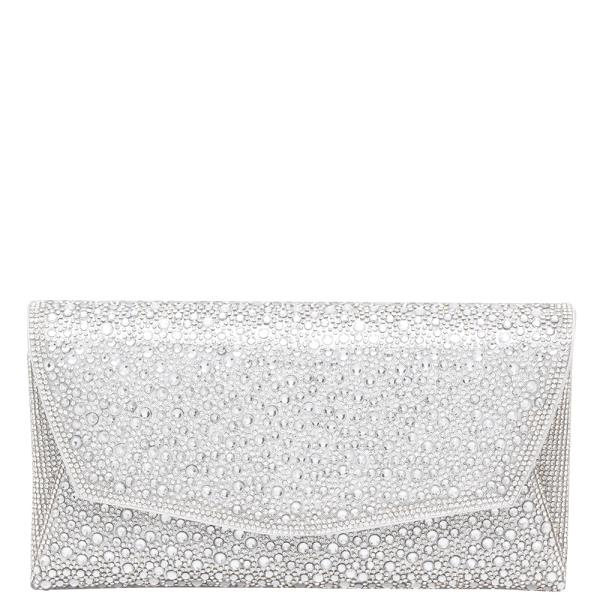 RHINESTONE BLING CHIC EVENING CLUTCH BAG