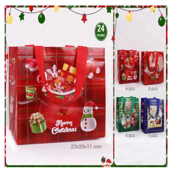 MERRY CHRISTMAS WINTER STUFF GIFT BAG (12 UNITS)