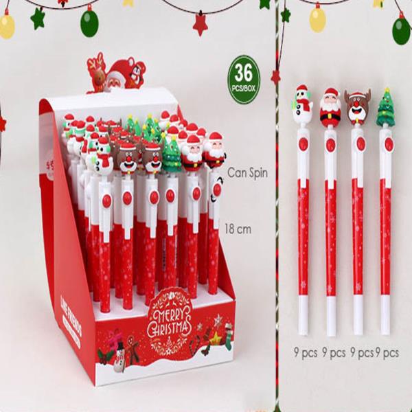 SPINNING CHRISTMAS PEN (36 UNITS)