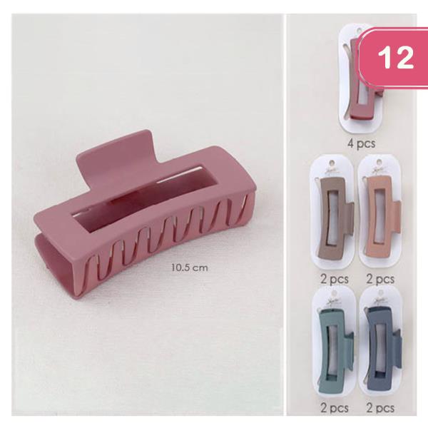 HAIR CLAW CLIP (12 UNITS)