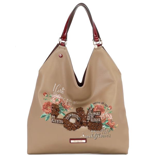 NICOLE LEE LOVE SHOULDER BAG