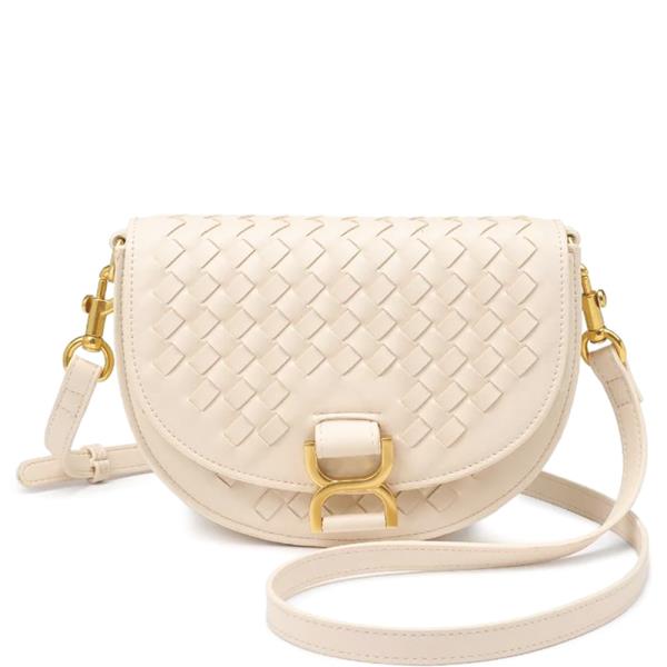 WOVEN BUCKLE ALISE CROSSBODY BAG