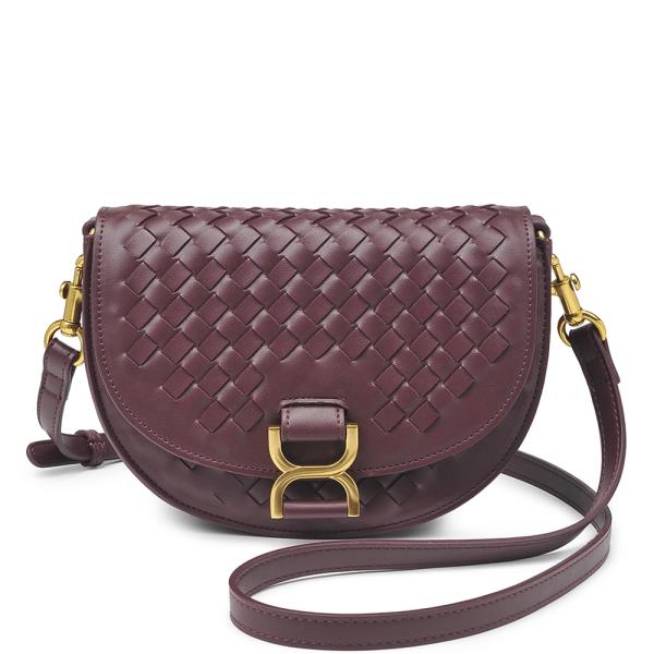 WOVEN BUCKLE ALISE CROSSBODY BAG