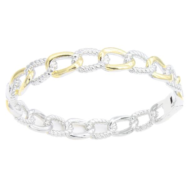 TWO TONE METAL BRACELET