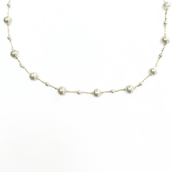 METAL PEARL NECKLACE