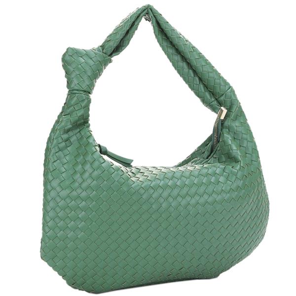 WOVEN KNOT SHOULDER BAG