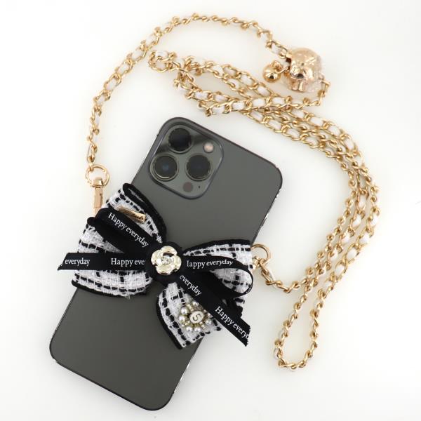 RIBBON CELL PHONE HOLDER