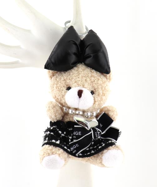 TEDDY BEAR WITH BOW KEY CHAIN