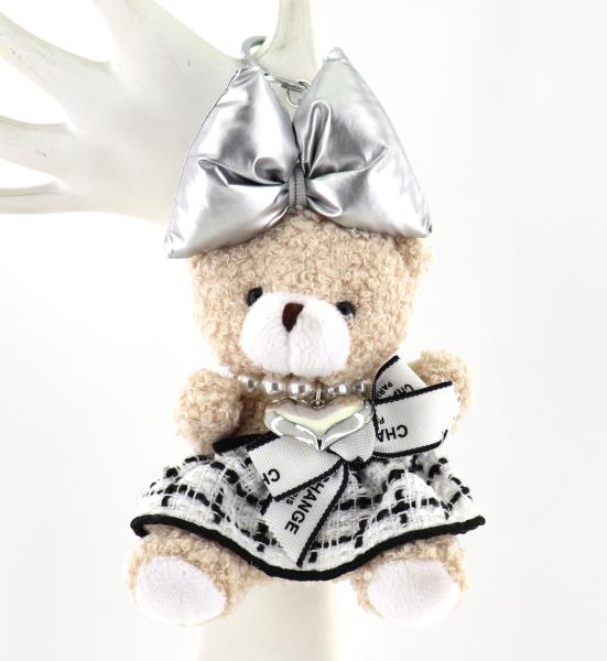 TEDDY BEAR WITH BOW KEY CHAIN