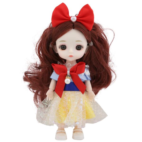 PRINCESS DRESS ME UP DOLL KEYCHAIN BAG CHARM