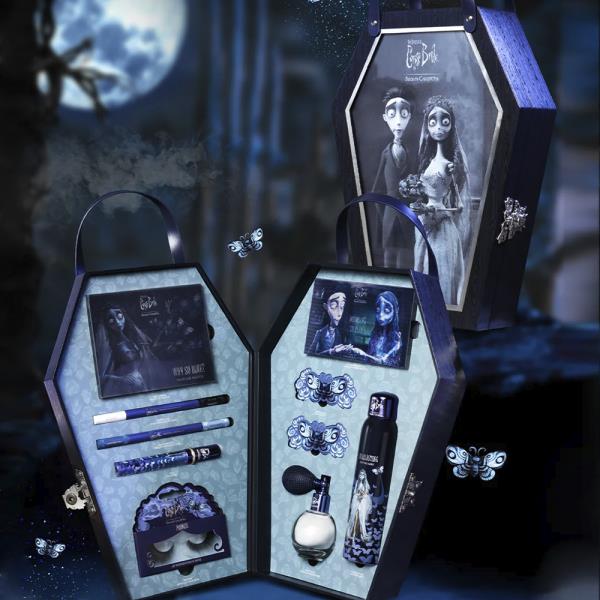 TIM BURTON`S CORPSE BRIDE X BEAUTY CREATIONS COLOR COSMETICS COLLECTION PR