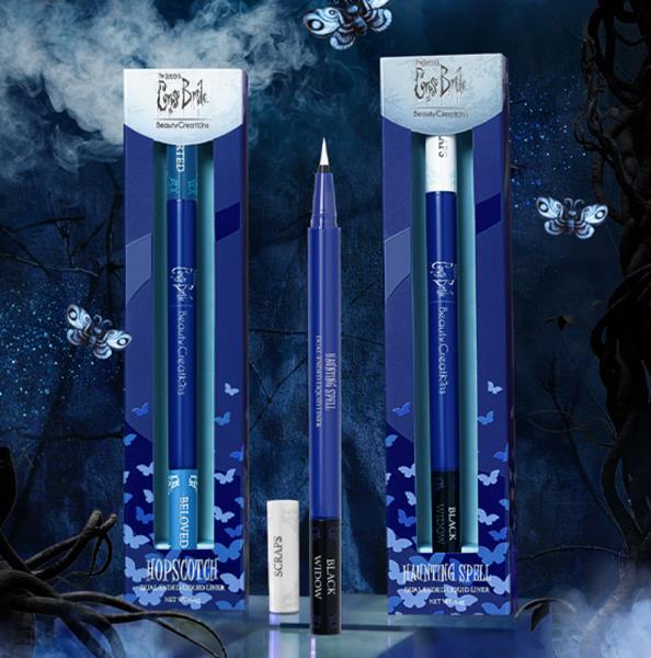 TIM BURTON`S CORPSE BRIDE X BEAUTY CREATIONS "HOPSCOTCH: BELOVED/DEPARTED" DUAL-ENDED LIQUID LINER