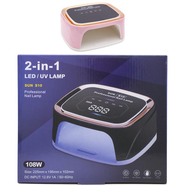 2IN1 LED UV SUN S10 PROFESSIONAL NAIL LAMP