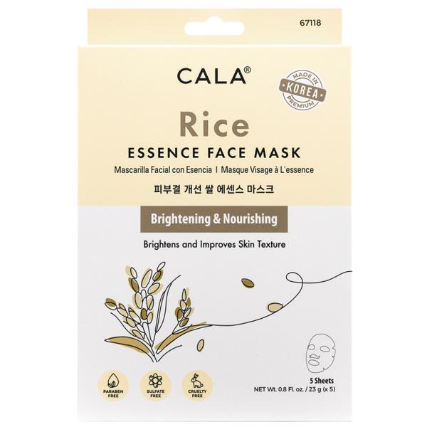 CALA ESSENCE FACIAL MASK RICE 5 PCS SET