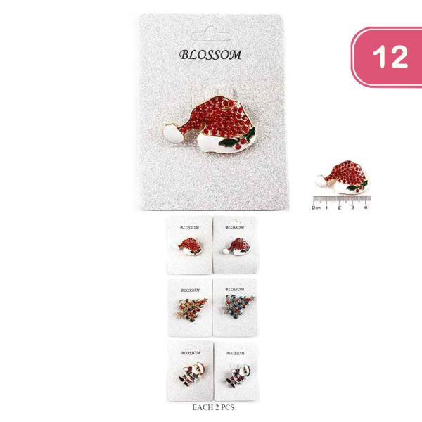 CHRISTMAS BROOCH (12 UNITS)