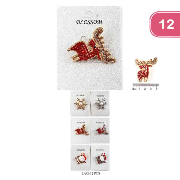 CHRISTMAS BROOCH (12 UNITS)