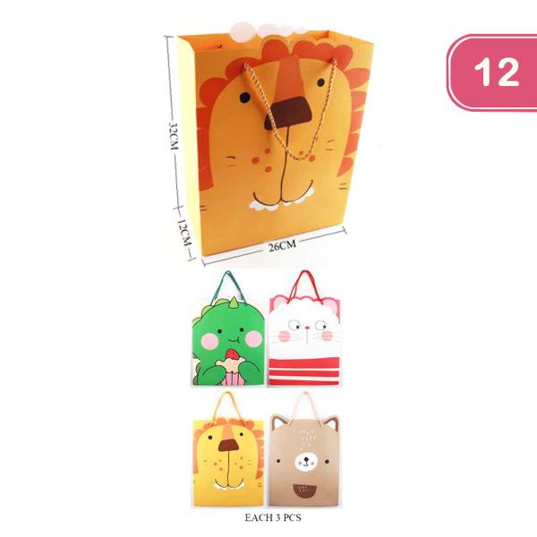 ANIMAL GIFT BAG (12 UNITS)