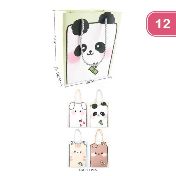 CUTE ANIMAL GIFT BAG (12 UNITS)