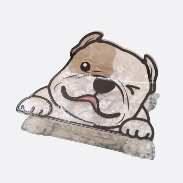 ACETATE BULLDOG CLAW HAIR CLIP