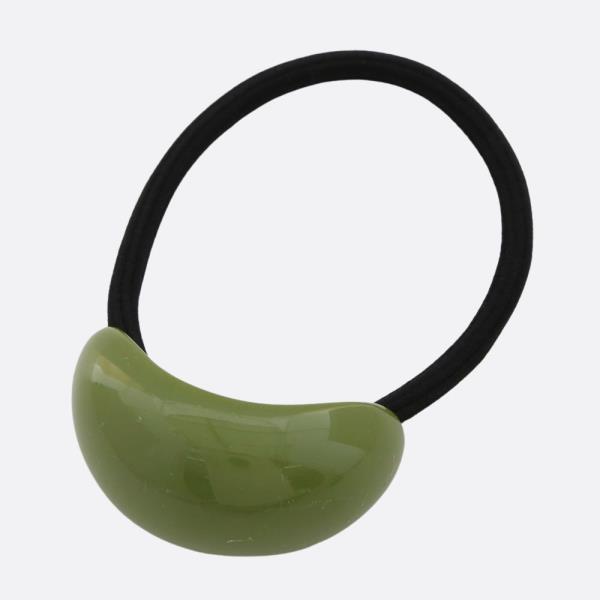 ACETATE DOME ACCENT HAIR TIE